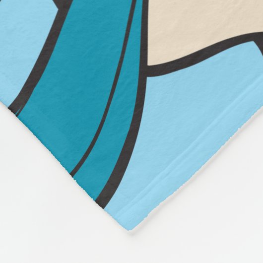 Hercules Riding Pegasus Fleece Blanket (Ecke)