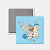 Hercules Riding Pegasus Magnet (Vorderseite/Rückseite)