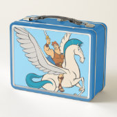 Hercules Riding Pegasus Metal Lunch Box (Rückseite)
