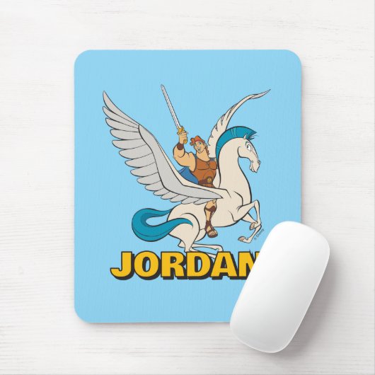 Hercules Riding Pegasus Mouse Pad Mousepad (Mit Mouse)