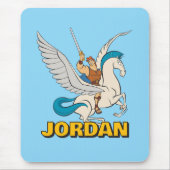 Hercules Riding Pegasus Mouse Pad Mousepad (Vorne)
