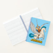 Hercules Riding Pegasus Notebook Notizblock (Innenseite)