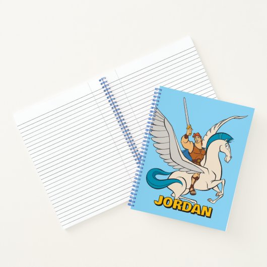 Hercules Riding Pegasus Notebook Notizblock (Innenseite)