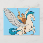 Hercules Riding Pegasus Postcard Postkarte (Vorderseite)