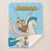 Hercules Riding Pegasus Sherpa Blanket Sherpadecke (Vorderseite)