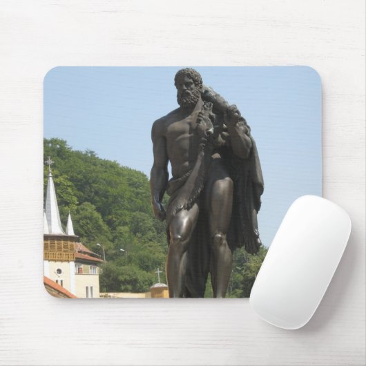 Hercules Statue Mousepad (Mit Mouse)