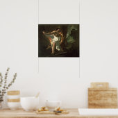 Hercules Tearing the Burning Robe, c.1634 Poster (Küche)