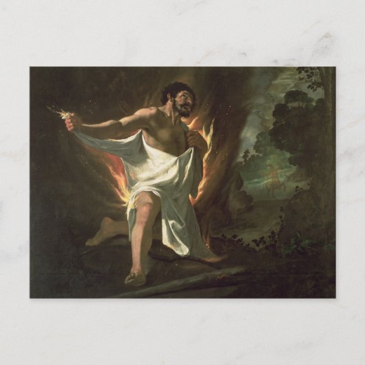 Hercules Tearing the Burning Robe, c.1634 Postkarte (Vorderseite)