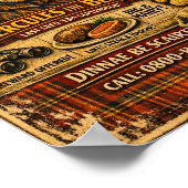 Hercules the Bear Missing Poster Scottish History  (Ecke)