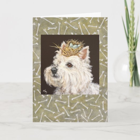 Hercules the Westie card Karte (Vorderseite)