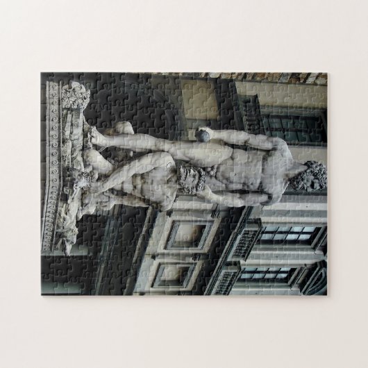 Hercules und Cacus Statue Puzzle (Horizontal)