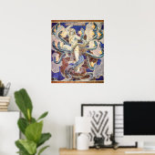 Hercules und die Hydra Poster (Heimbüro)