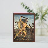 Hercules und die Hydra von Pollaiuolo Antonio Postkarte (Stehend Vorderseite)