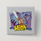 Hercules vs Hydra - It's a HERO Thing Button (Vorderseite)
