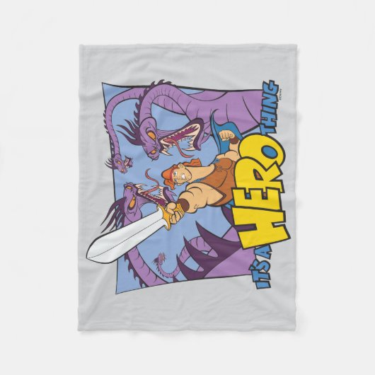 Hercules vs Hydra - It's a HERO Thing Fleece Blank (Vorderseite)