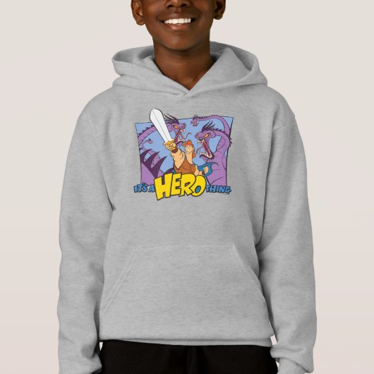 Hercules vs Hydra - It's a HERO Thing Hoodie (Vorderseite)
