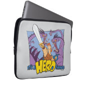 Hercules vs Hydra - It's a HERO Thing Laptop Sleev Laptopschutzhülle (Vorne Rechts)
