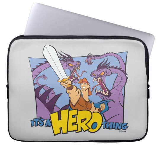 Hercules vs Hydra - It's a HERO Thing Laptop Sleev Laptopschutzhülle (Vorderseite)