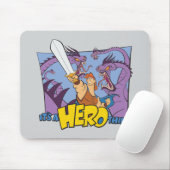 Hercules vs Hydra - It's a HERO Thing Mouse Pad Mousepad (Mit Mouse)