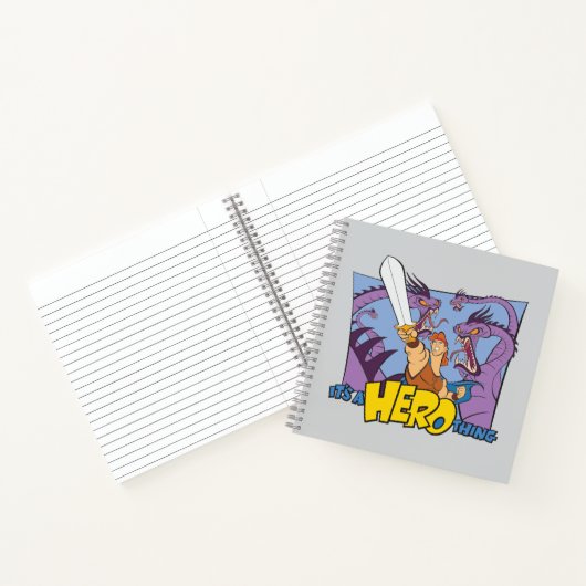 Hercules vs Hydra - It's a HERO Thing Notebook Notizblock (Innenseite)