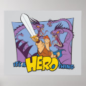 Hercules vs Hydra - It's a HERO Thing Poster (Vorne)