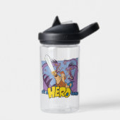 Hercules vs Hydra - It's a HERO Thing Water Bottle Trinkflasche (Links)