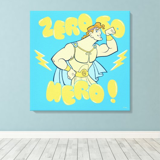 Hercules - Zero to Hero Canvas Print Leinwanddruck (Insitu (Holzboden))