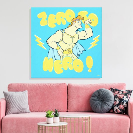 Hercules - Zero to Hero Canvas Print Leinwanddruck (Insitu (Wohnzimmer))