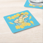 Hercules - Zero to Hero Square Paper Coaster Rechteckiger Pappuntersetzer (angewinkelt)