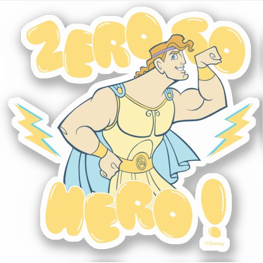 Hercules - Zero to Hero Sticker (Vorderseite)