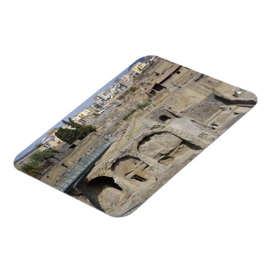 Herculium, Ercolano, Kampanien, Italien Magnet (Linke Seite)