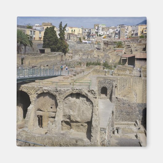 Herculium, Ercolano, Kampanien, Italien Magnet (Vorne)