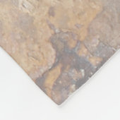 Herd des Elk Petroglyph Fleecedecke (Ecke)