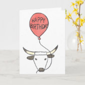 Herd, es ist dein Geburtstag! Karte (Gelbe Blume)