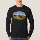 Herd Immunity Works Cows Fun Vaccinated T-Shirt (Vorderseite)