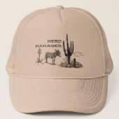 Herd Manager Mesh Trucker Hat Truckerkappe (Vorderseite)