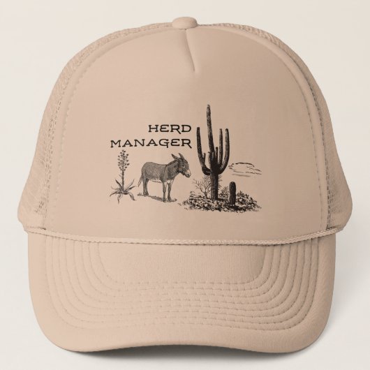 Herd Manager Mesh Trucker Hat Truckerkappe (Vorderseite)