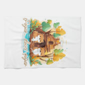 Herd, milder Herd Geschirrtuch (Horizontal)