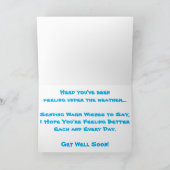 "Herd of Cows" Get Well Card Karte (Innenseite)