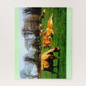 Herd of Jersey cows Puzzle (Vertikal)