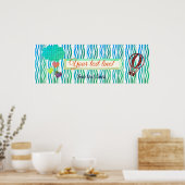 Herd Rain Baby Showroom Poster Banner (Küche)