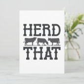 Herd That Dankeskarte (Stehend Vorderseite)