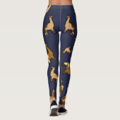 Herd von Llamas Design Leggings (Rückseite)