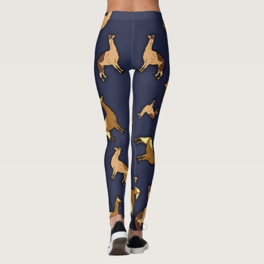 Herd von Llamas Design Leggings (Rückseite)
