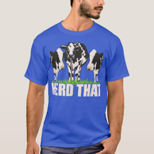 Herde, der Bauer von Rindern T-Shirt