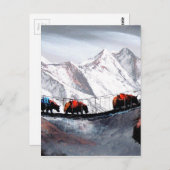 Herde der Bergjaks Himalaya Postkarte (Vorne/Hinten)