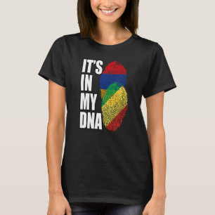Herde der DNA-Flagge der Republik Kongo und Armeni T-Shirt