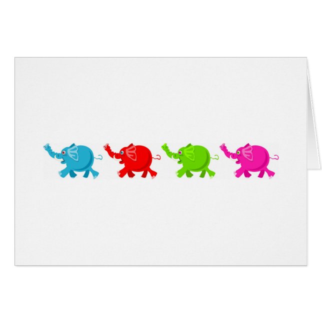 Herde der Elefanten (Vorderseite (Horizontal))