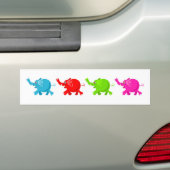 Herde der Elefanten Autoaufkleber (Auf Auto)