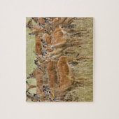 Herde der Frau Impala, Masai Mara, Kenia. Puzzle (Vertikal)